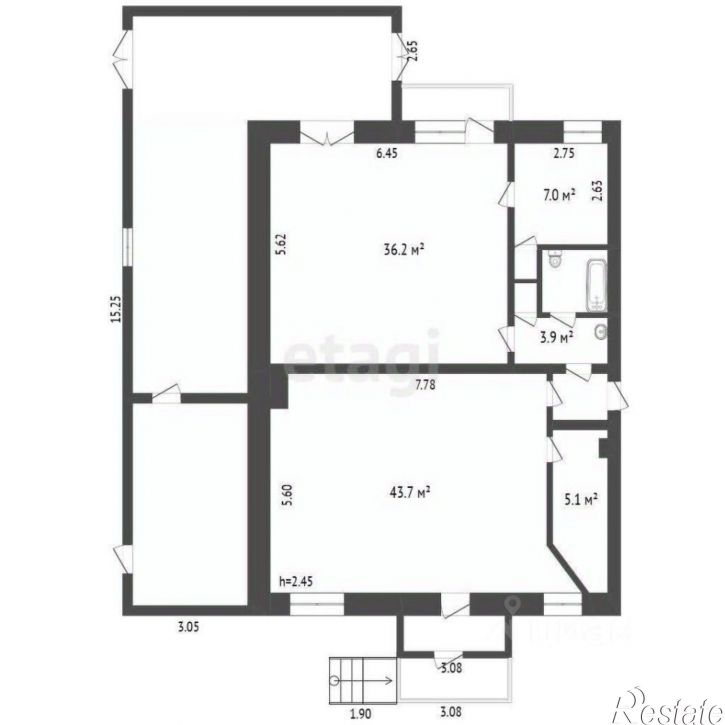 Торговое помещение улица Академика Курчатова, 41,  д. 41