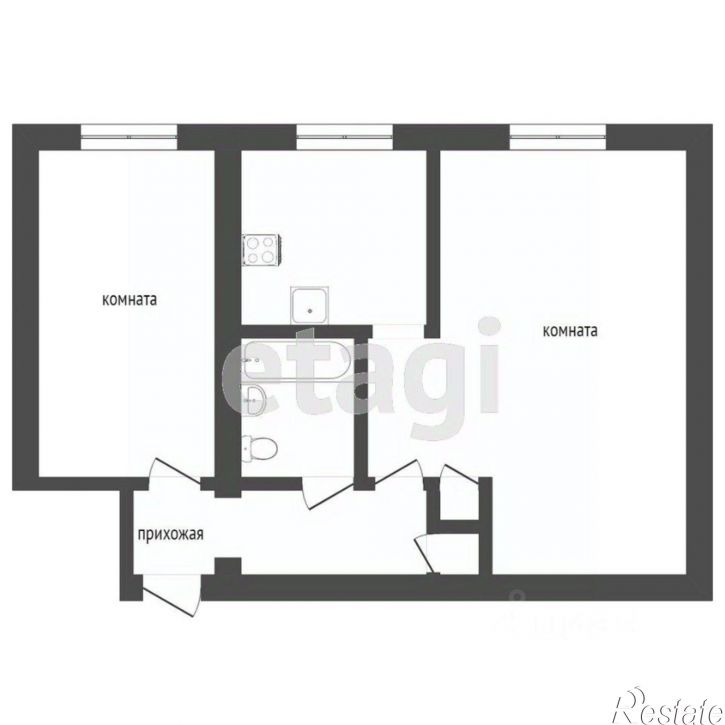 2-комн квартира Советская улица, 20,  д. 20