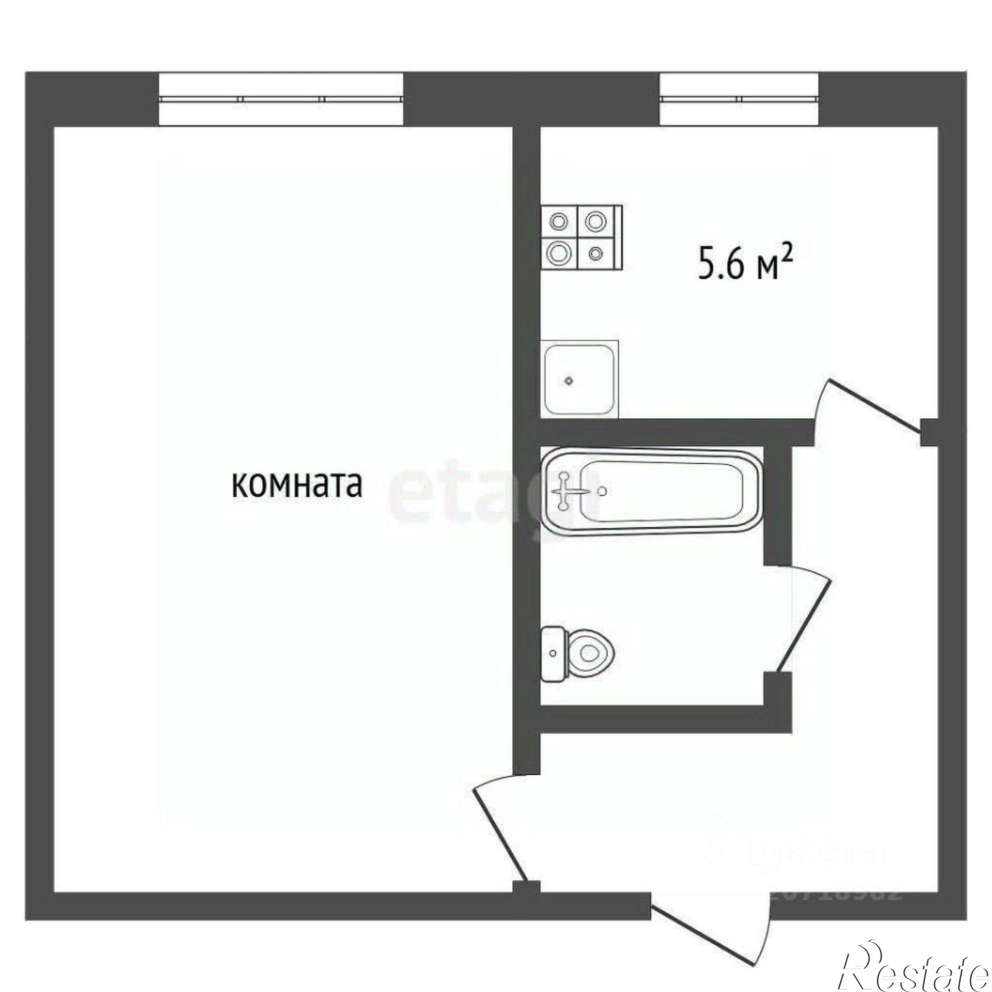 Купить квартиру за 4 850 000 рублей на проспект Циолковского, 17