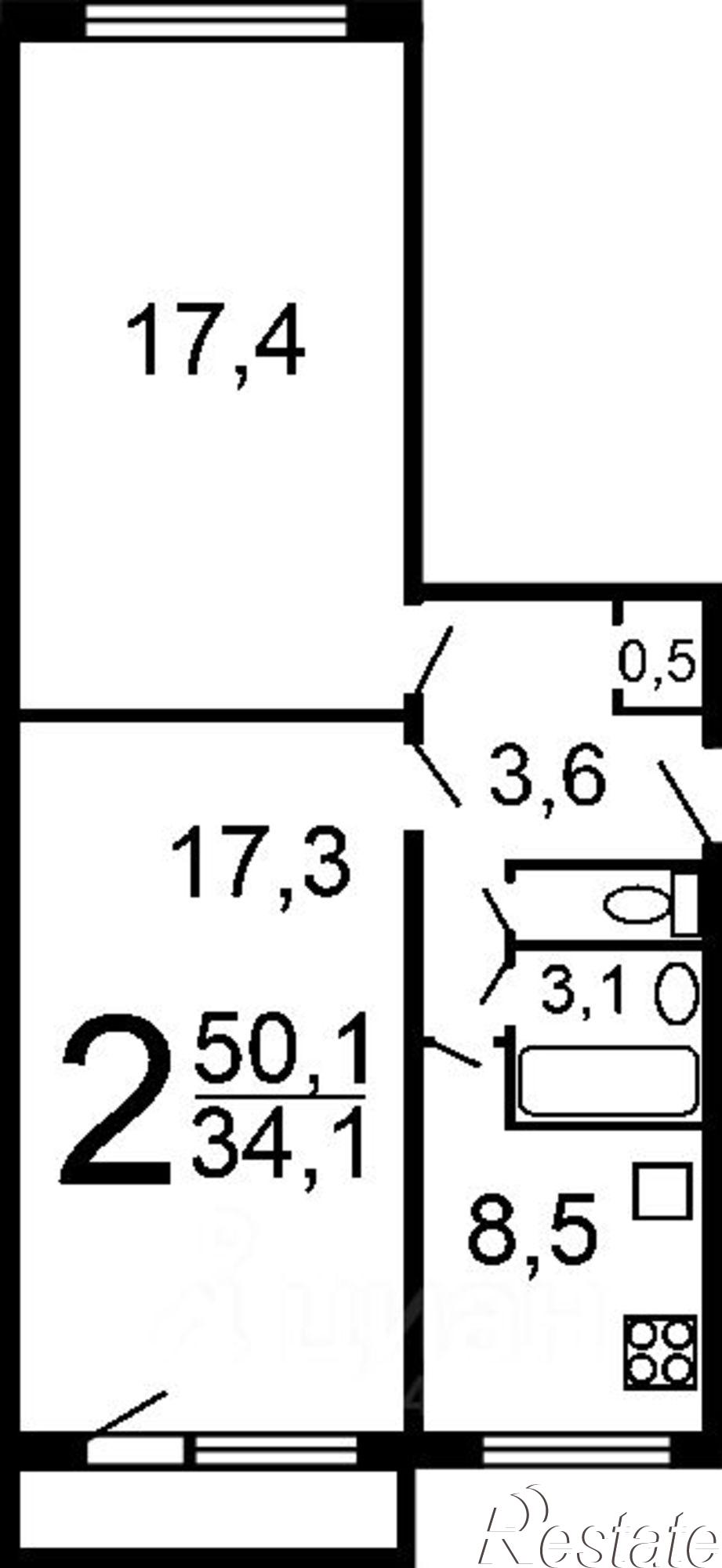 Сдать квартиру за 99 000 рублей на б-р Рыбацкой Славы, 12