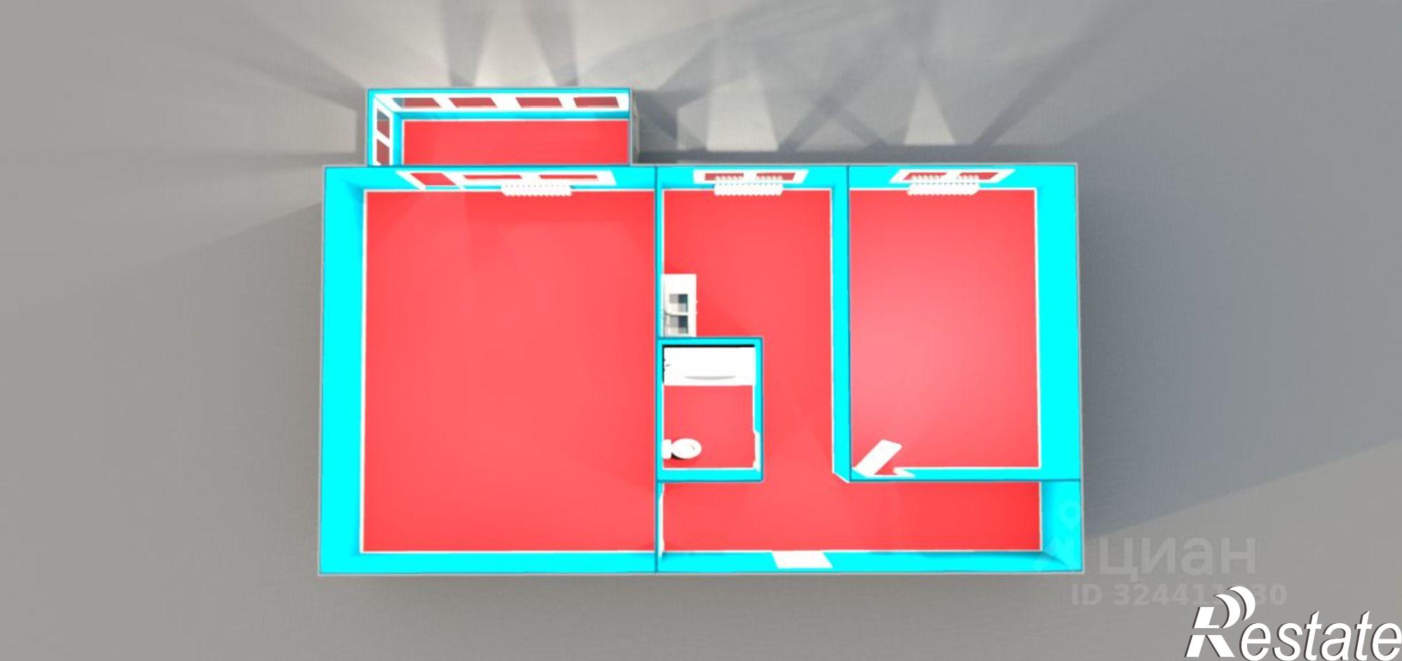 Купить квартиру за 6 500 000 рублей на Ботанический пер, 1