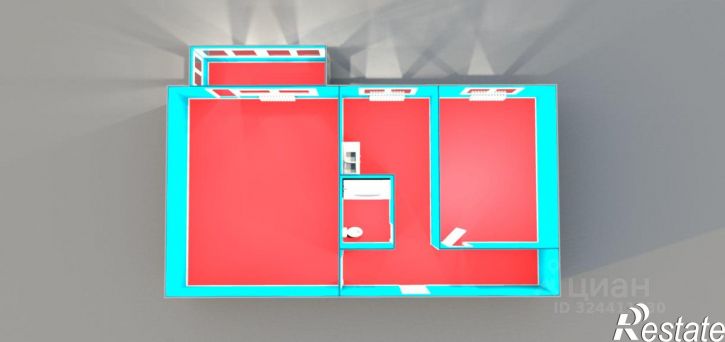 2-комн квартира Ботанический пер, 1,  д. 1